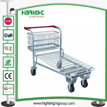 Heavy Duty Warehouse Steel Cargo Trolley